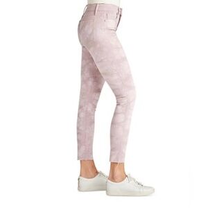 Sam Edelman, Size 29, mid-rise skinny ankle jeans. Tie-dye pattern